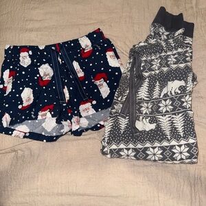 Old Navy Blue and Gray Pajama Set